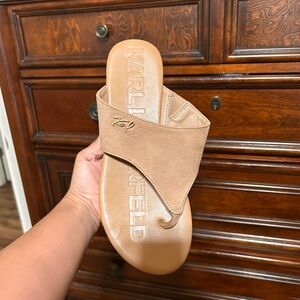 Karl Lagerfeld Beige Women's Sandals